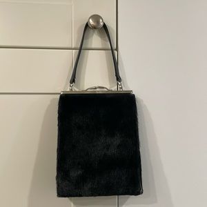 Jigsaw London black dressy handbag